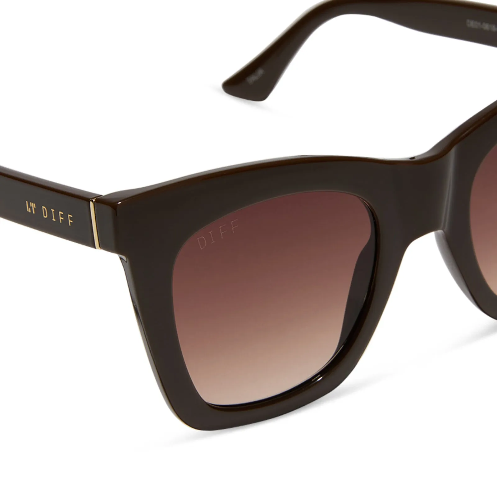 TALIA - MAHOGANY + BROWN GRADIENT SUNGLASSES sold by Diff Eyewear product image thumbnail 4