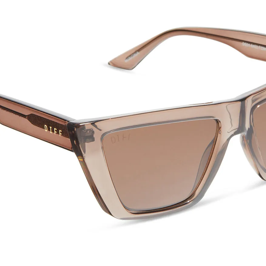 WINONA - MILKY TAN + BROWN SUNGLASSES sold by Diff Eyewear product image thumbnail 4