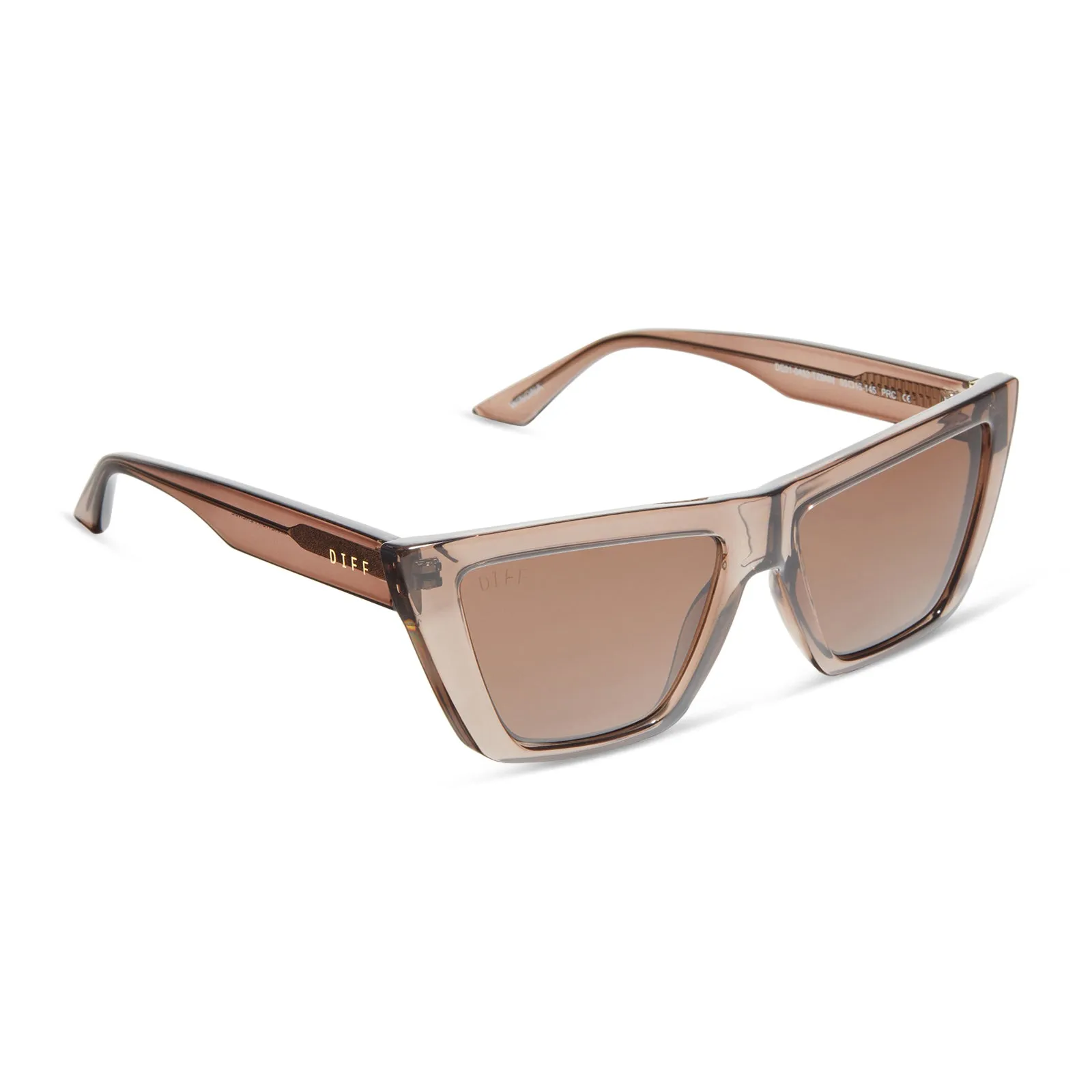 WINONA - MILKY TAN + BROWN SUNGLASSES sold by Diff Eyewear product image thumbnail 2