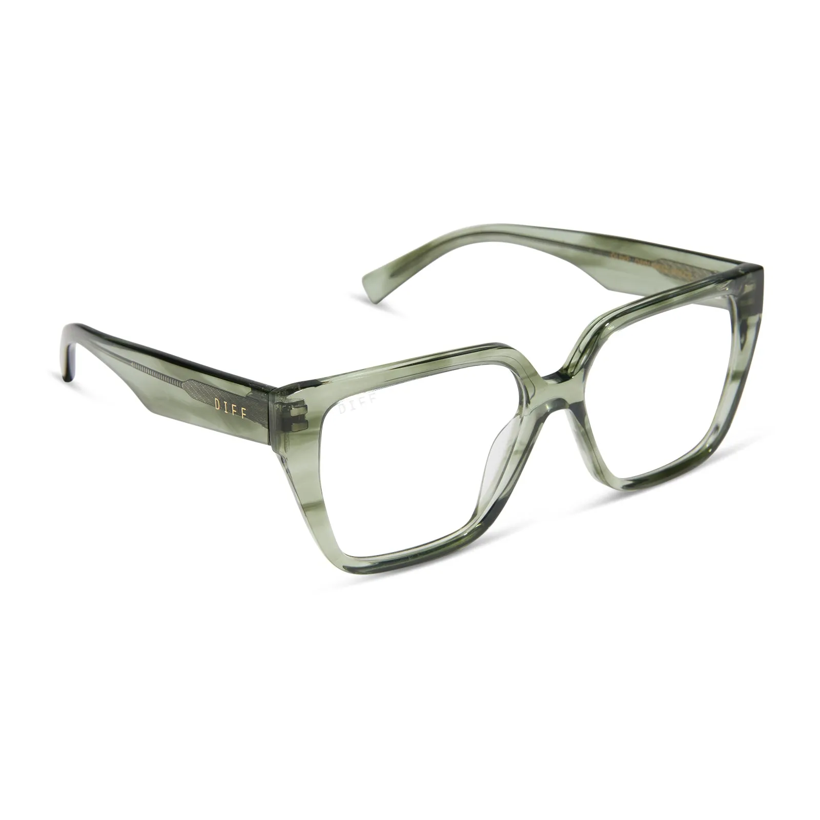 OLIVE - COOL MATCHA + PRESCRIPTION GLASSES sold by Diff Eyewear product image thumbnail 2