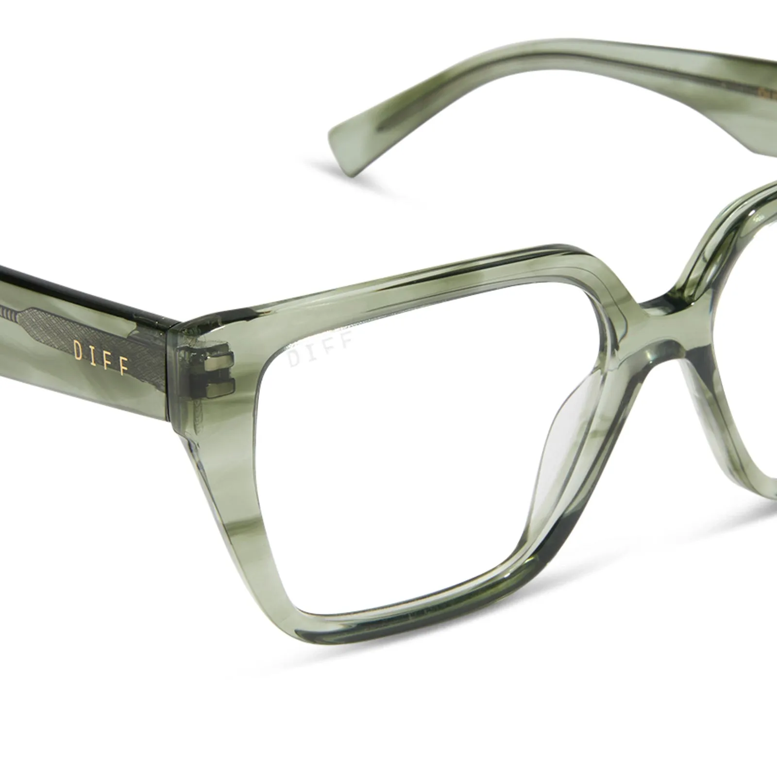 OLIVE - COOL MATCHA + PRESCRIPTION GLASSES sold by Diff Eyewear product image thumbnail 4