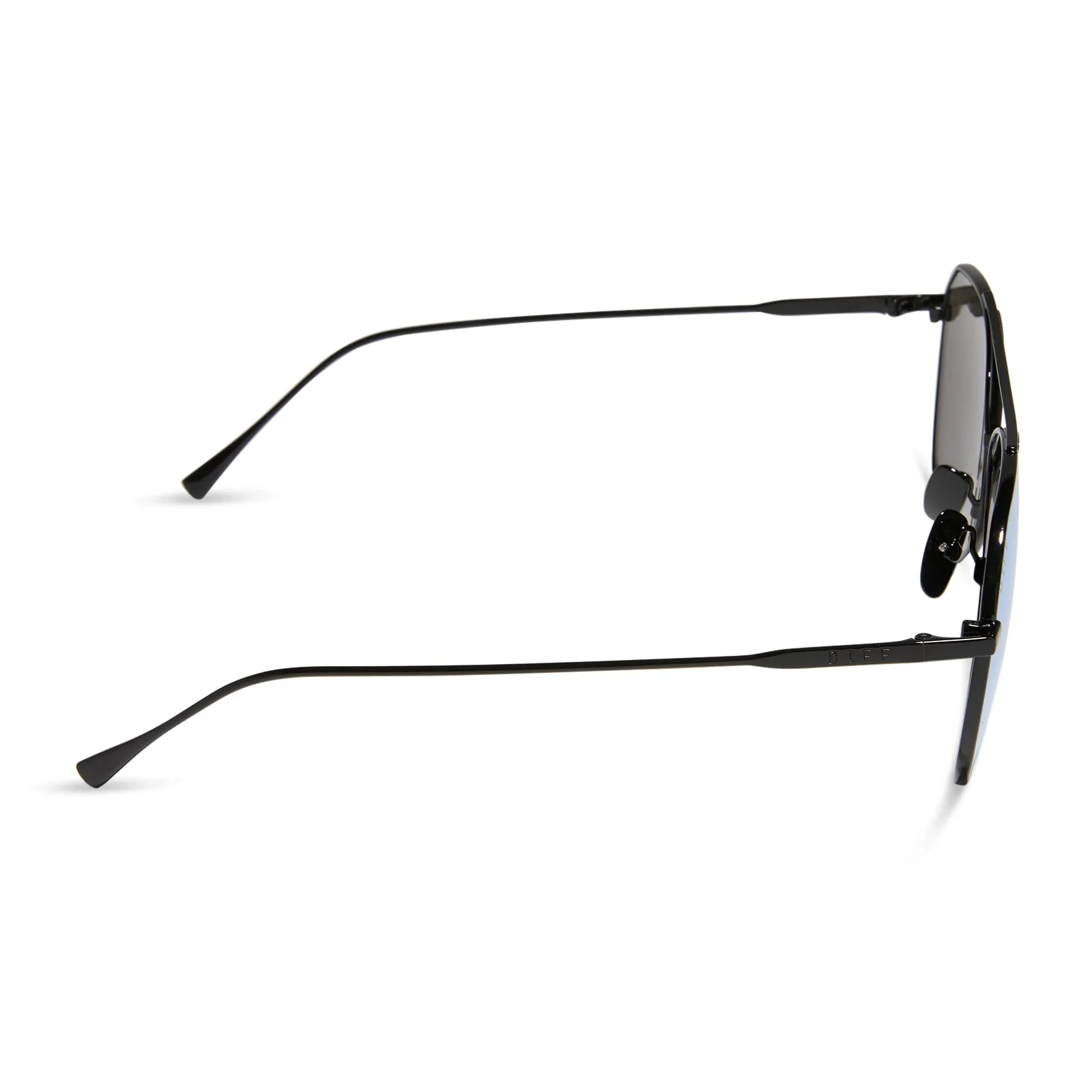 DASH XS - BLACK + LAVENDER MIRROR SUNGLASSES sold by Diff Eyewear product image thumbnail 3