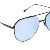 DASH XS - BLACK + LAVENDER MIRROR SUNGLASSES sold by Diff Eyewear