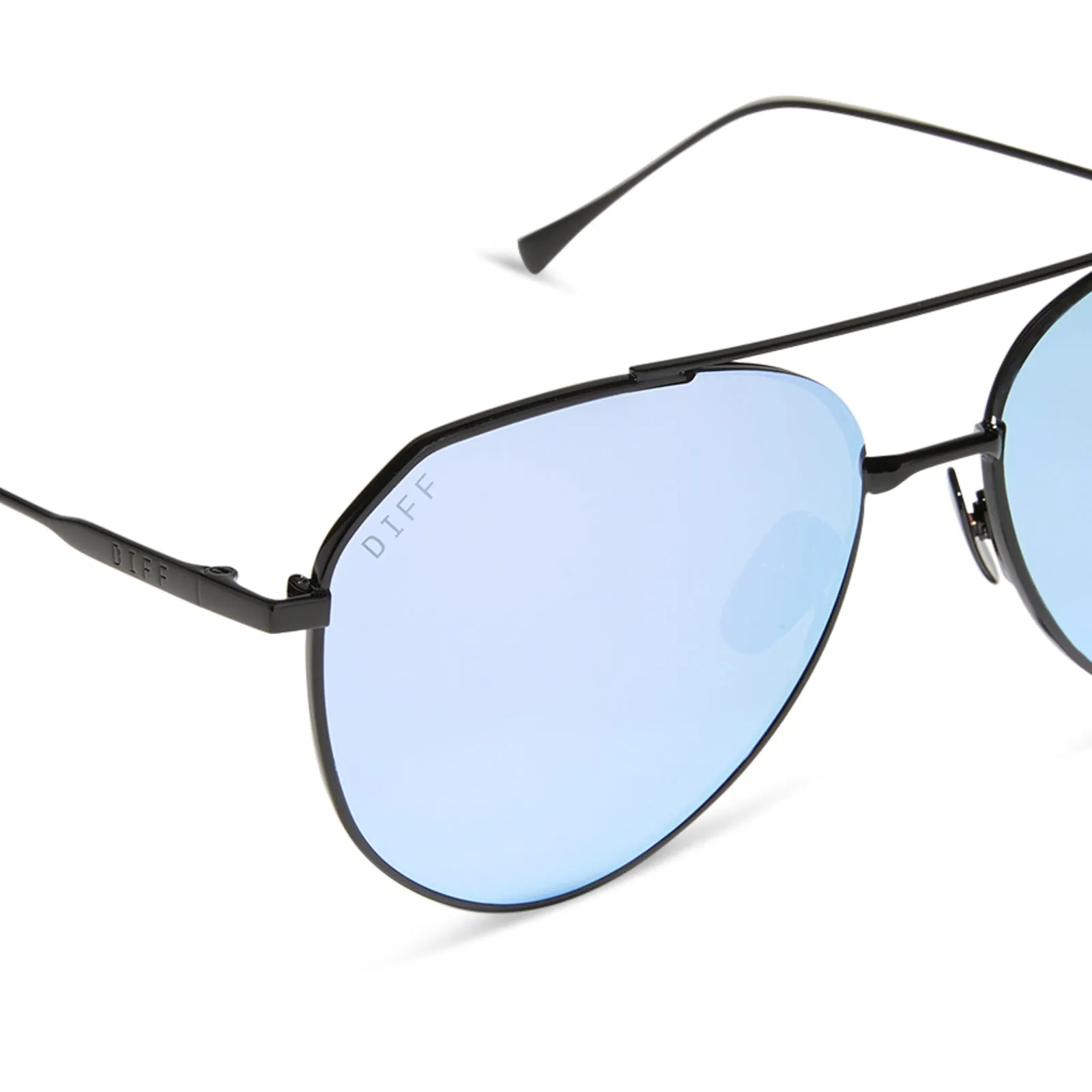 DASH XS - BLACK + LAVENDER MIRROR SUNGLASSES sold by Diff Eyewear product image thumbnail 4