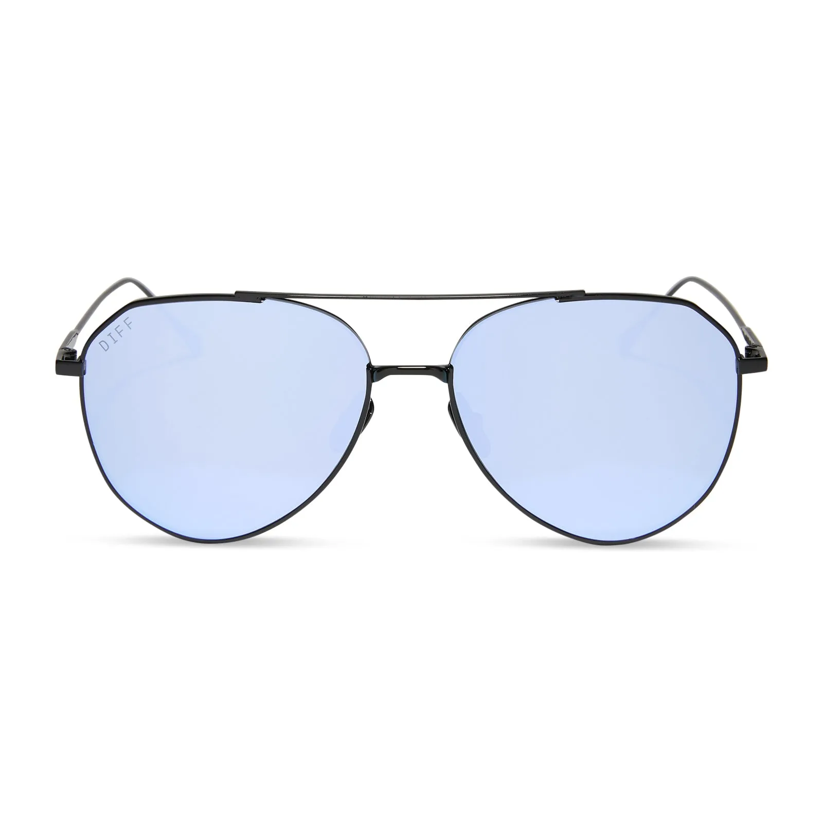 DASH XS - BLACK + LAVENDER MIRROR SUNGLASSES sold by Diff Eyewear