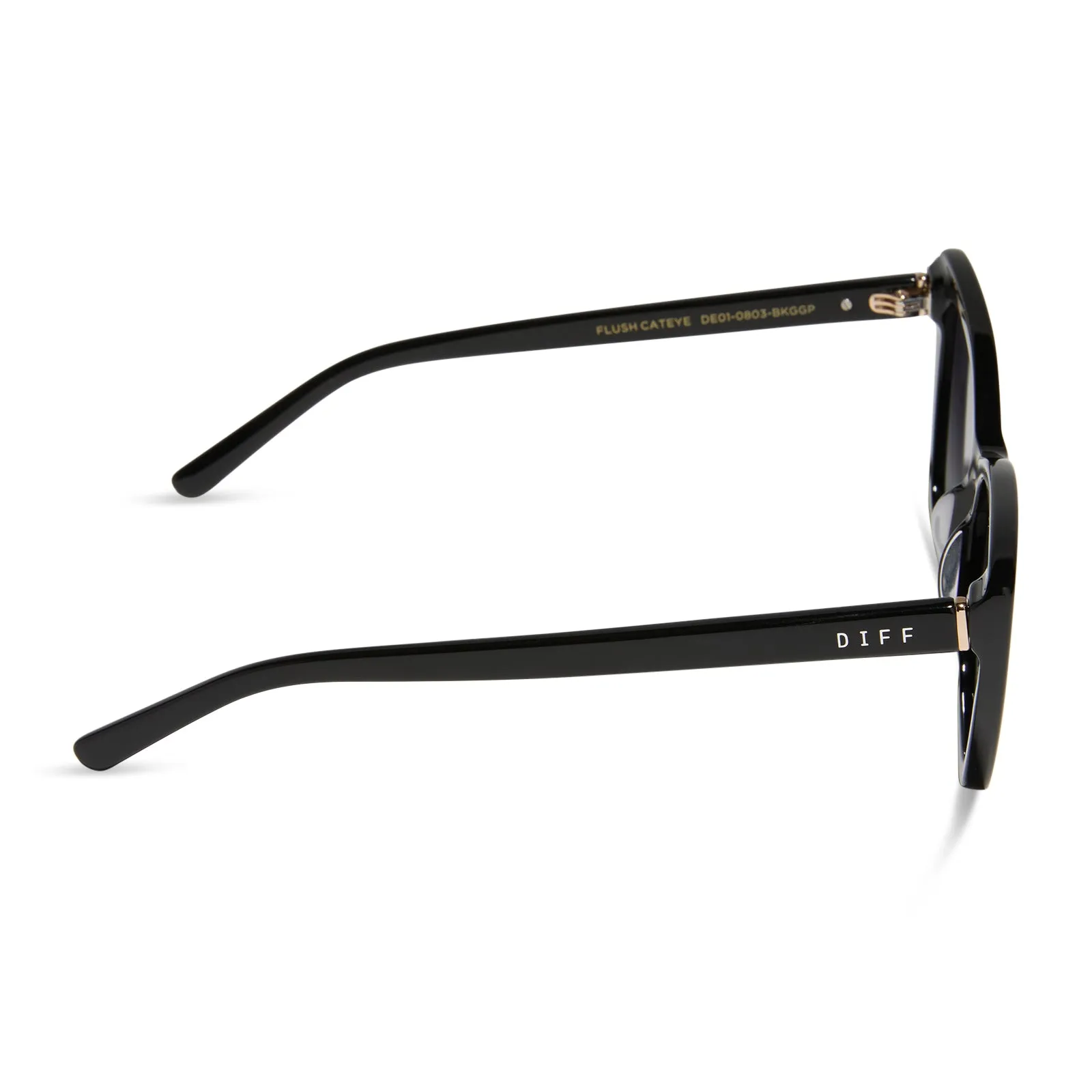 ALINA - BLACK + GREY GRADIENT SUNGLASSES sold by Diff Eyewear product image thumbnail 3