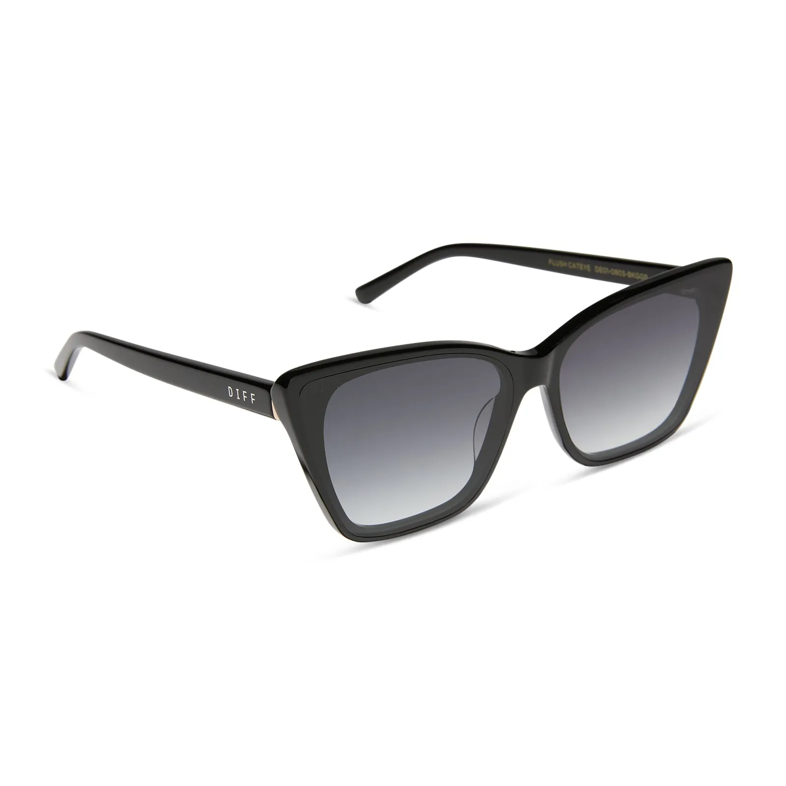 ALINA - BLACK + GREY GRADIENT SUNGLASSES sold by Diff Eyewear product image thumbnail 2