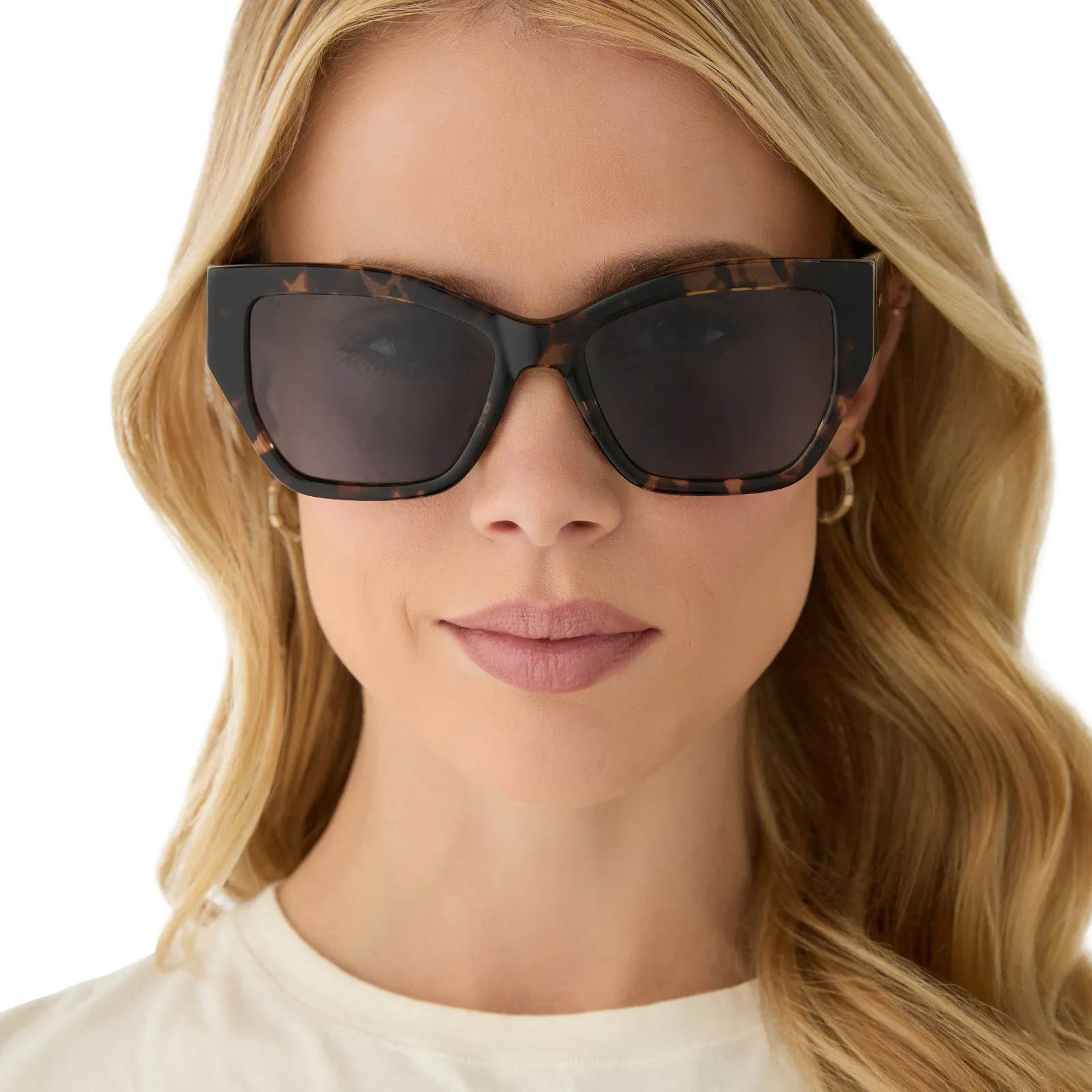 VIVIENNE - ESPRESSO TORTOISE + GREY + POLARIZED SUNGLASSES sold by Diff Eyewear product image thumbnail 5
