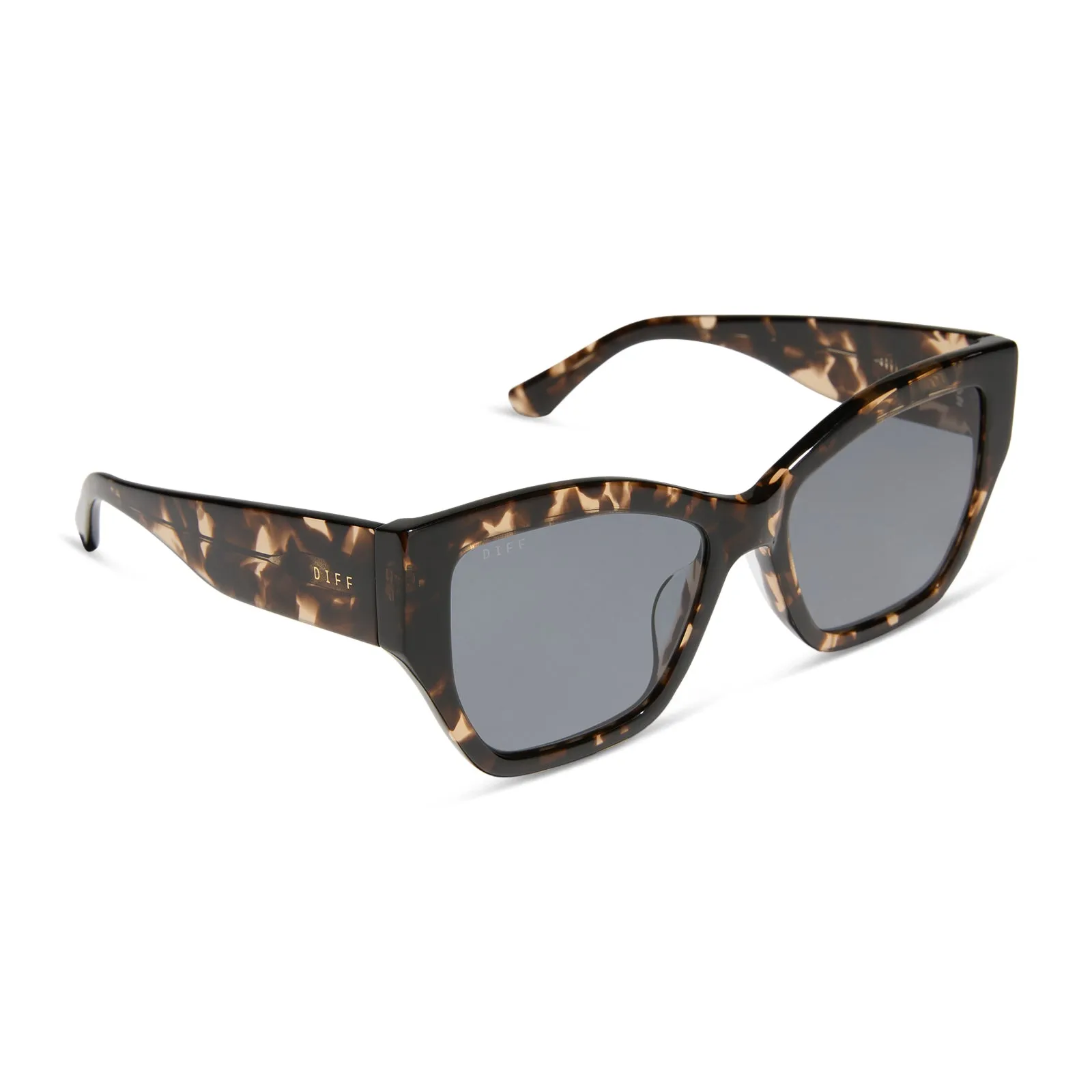 VIVIENNE - ESPRESSO TORTOISE + GREY + POLARIZED SUNGLASSES sold by Diff Eyewear product image thumbnail 2