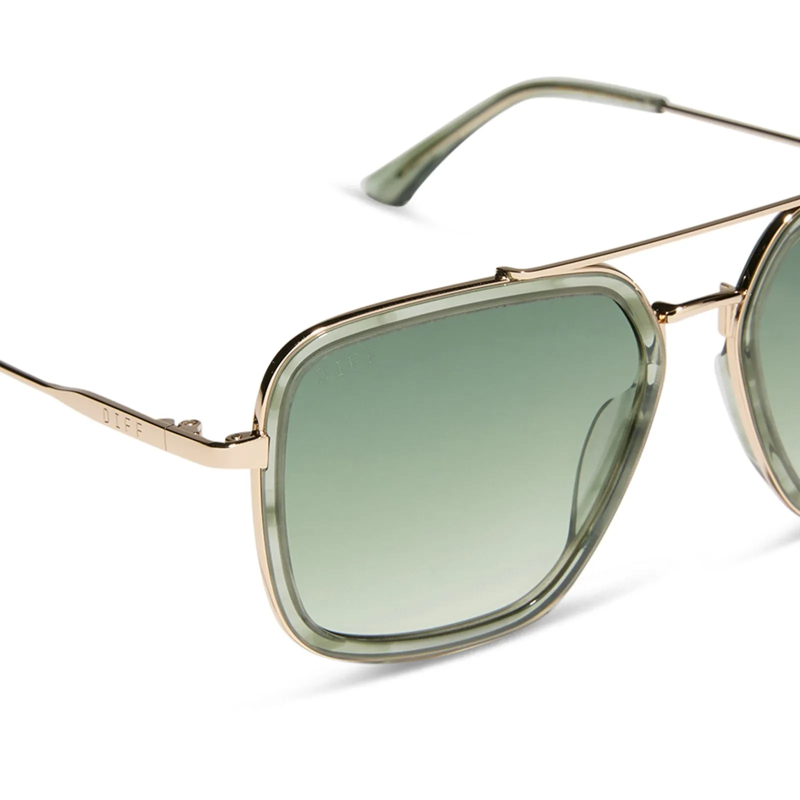 JORDAN - COOL MATCHA + COOL MATCHA GRADIENT SUNGLASSES sold by Diff Eyewear product image thumbnail 4