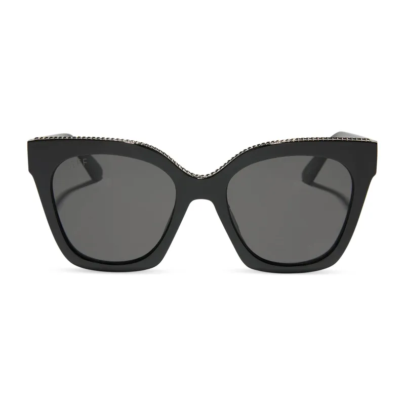 PARIS - BLACK + GREY SUNGLASSES sold by Diff Eyewear