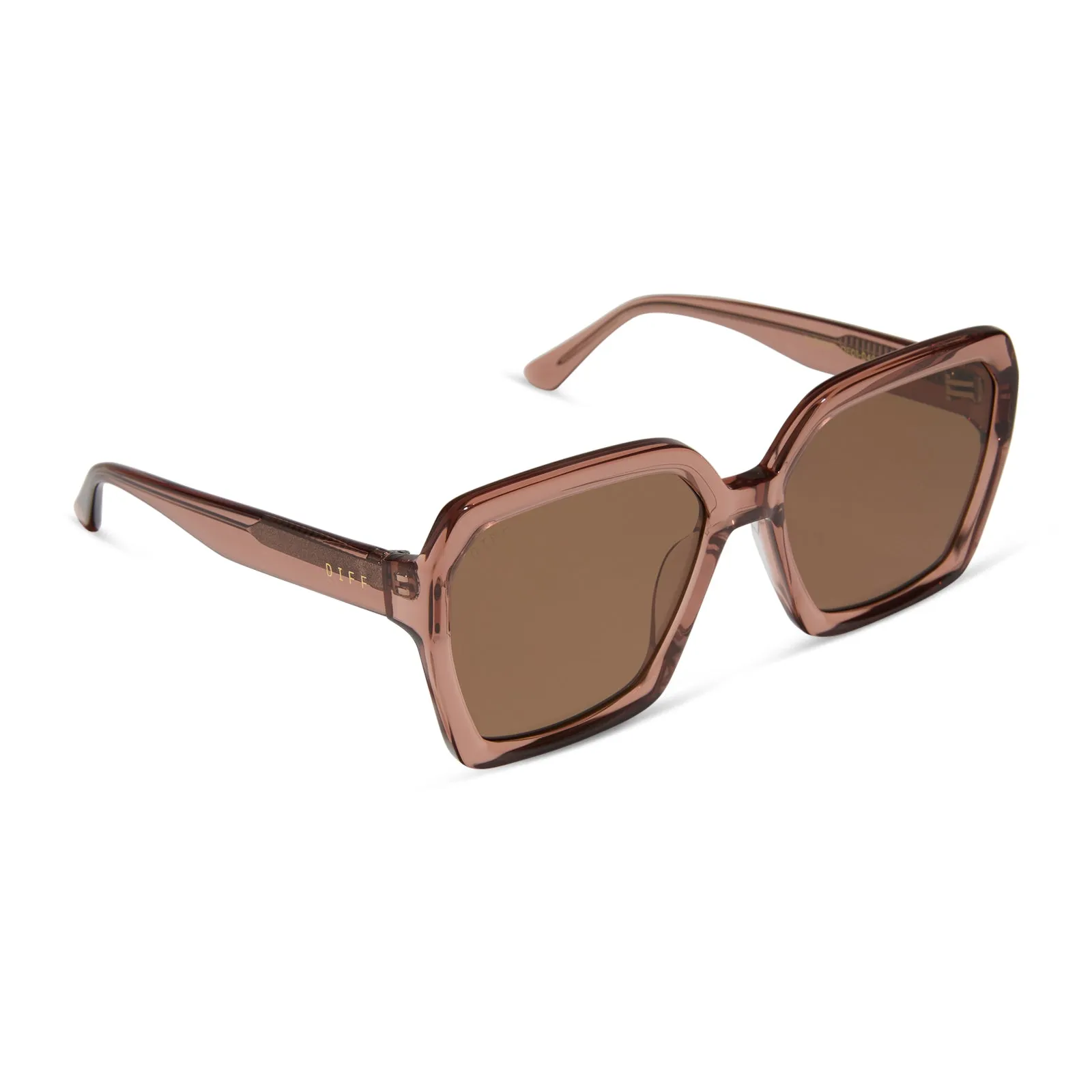 SLOANE - CAFÉ OLE + BROWN SUNGLASSES sold by Diff Eyewear product image thumbnail 2