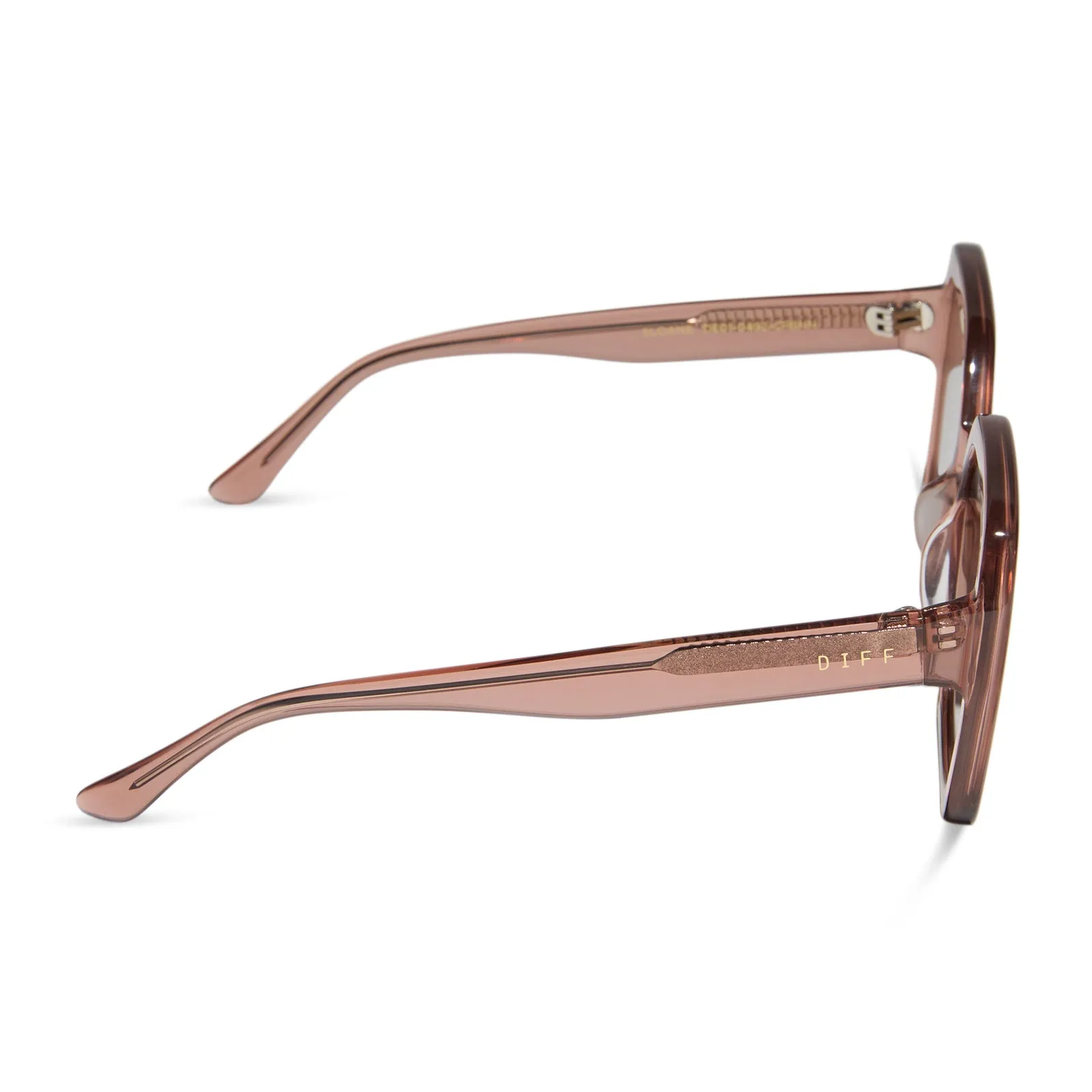 SLOANE - CAFÉ OLE + BROWN SUNGLASSES sold by Diff Eyewear product image thumbnail 3