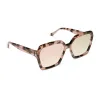 SLOANE - HIMALAYAN TORTOISE + TAUPE MIRROR SUNGLASSES sold by Diff Eyewear