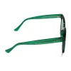 MEREDITH - PALM GREEN CRYSTAL + GREY SUNGLASSES sold by Diff Eyewear