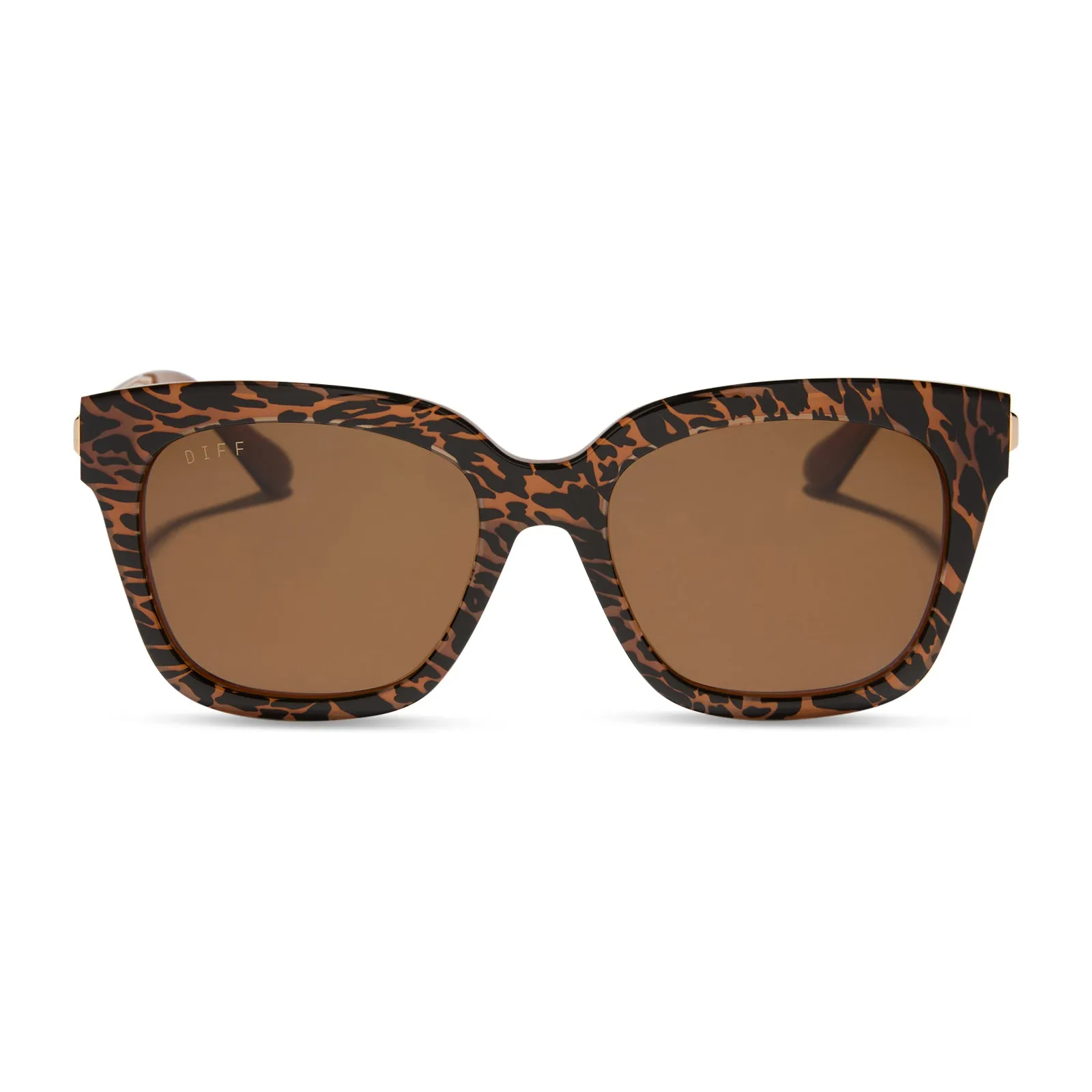 BELLA XS - ANIMAL + BROWN SUNGLASSES sold by Diff Eyewear