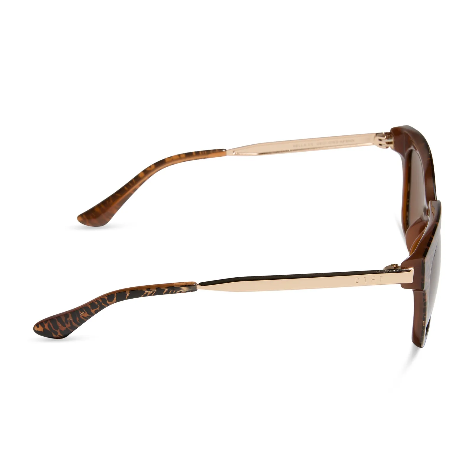 BELLA XS - ANIMAL + BROWN SUNGLASSES sold by Diff Eyewear product image thumbnail 3