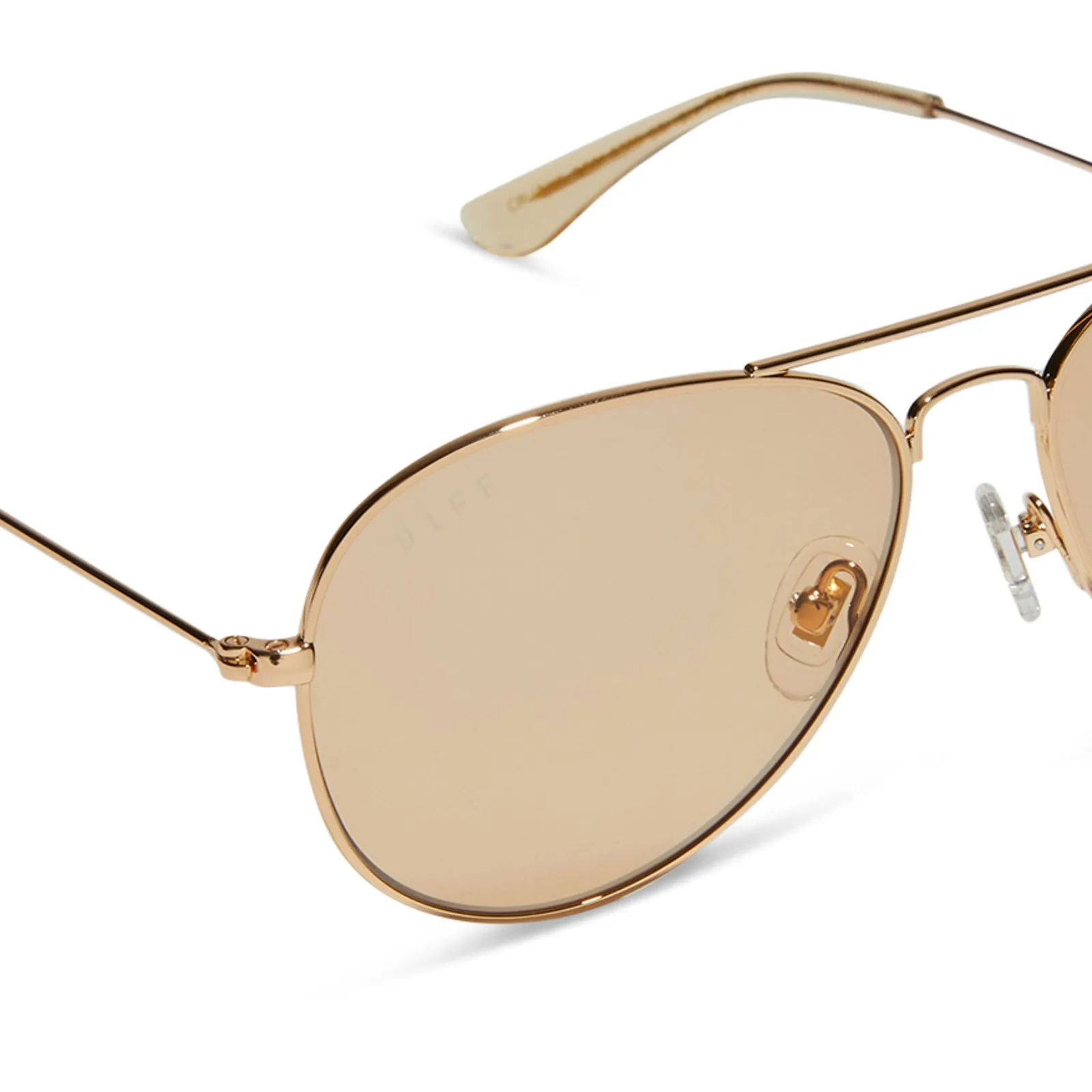 CRUZ XS - GOLD + HONEY CRYSTAL SUNGLASSES sold by Diff Eyewear product image thumbnail 4