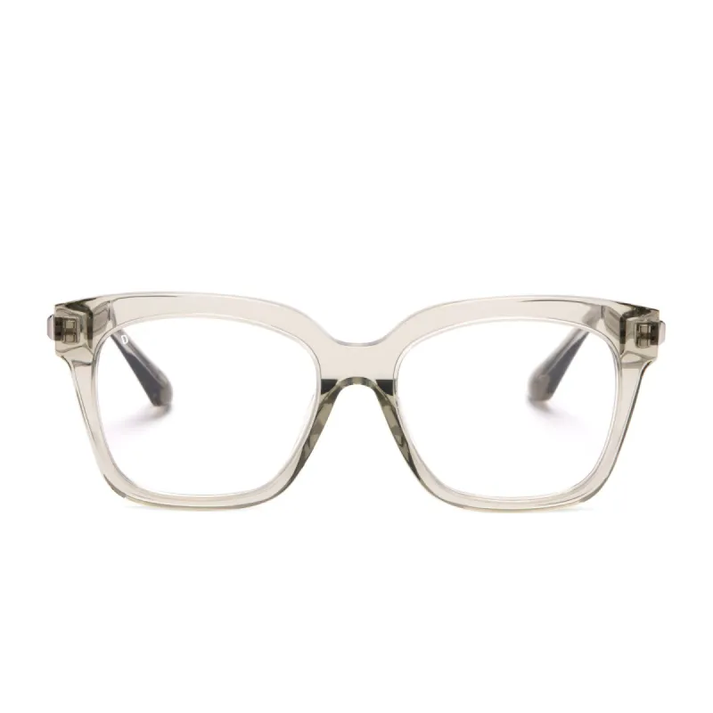 BELLA XS - OLIVE CRYSTAL + CLEAR GLASSES sold by Diff Eyewear