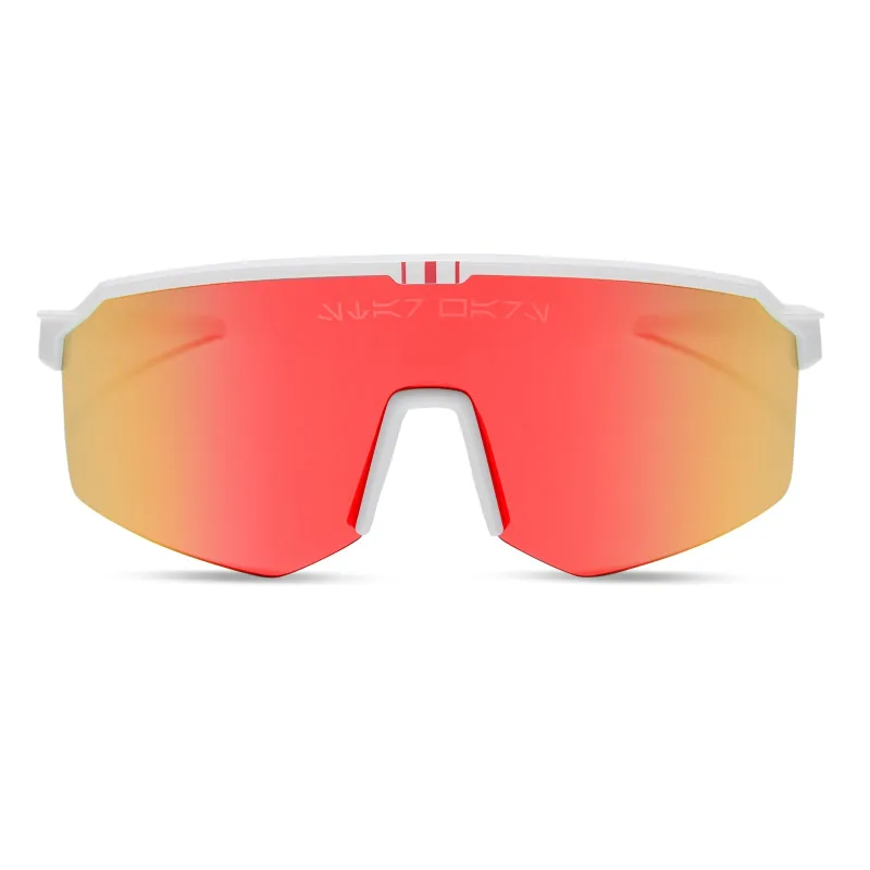 LUKE X-WING™ 2.0 - GALACTIC WHITE + RED ORANGE FIRE MIRROR + POLARIZED SUNGLASSES sold by Diff Eyewear