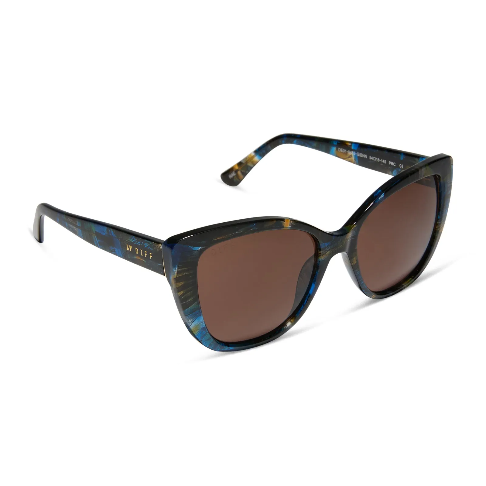 RAE - GLACIAL TORTOISE + BROWN SUNGLASSES sold by Diff Eyewear product image thumbnail 2