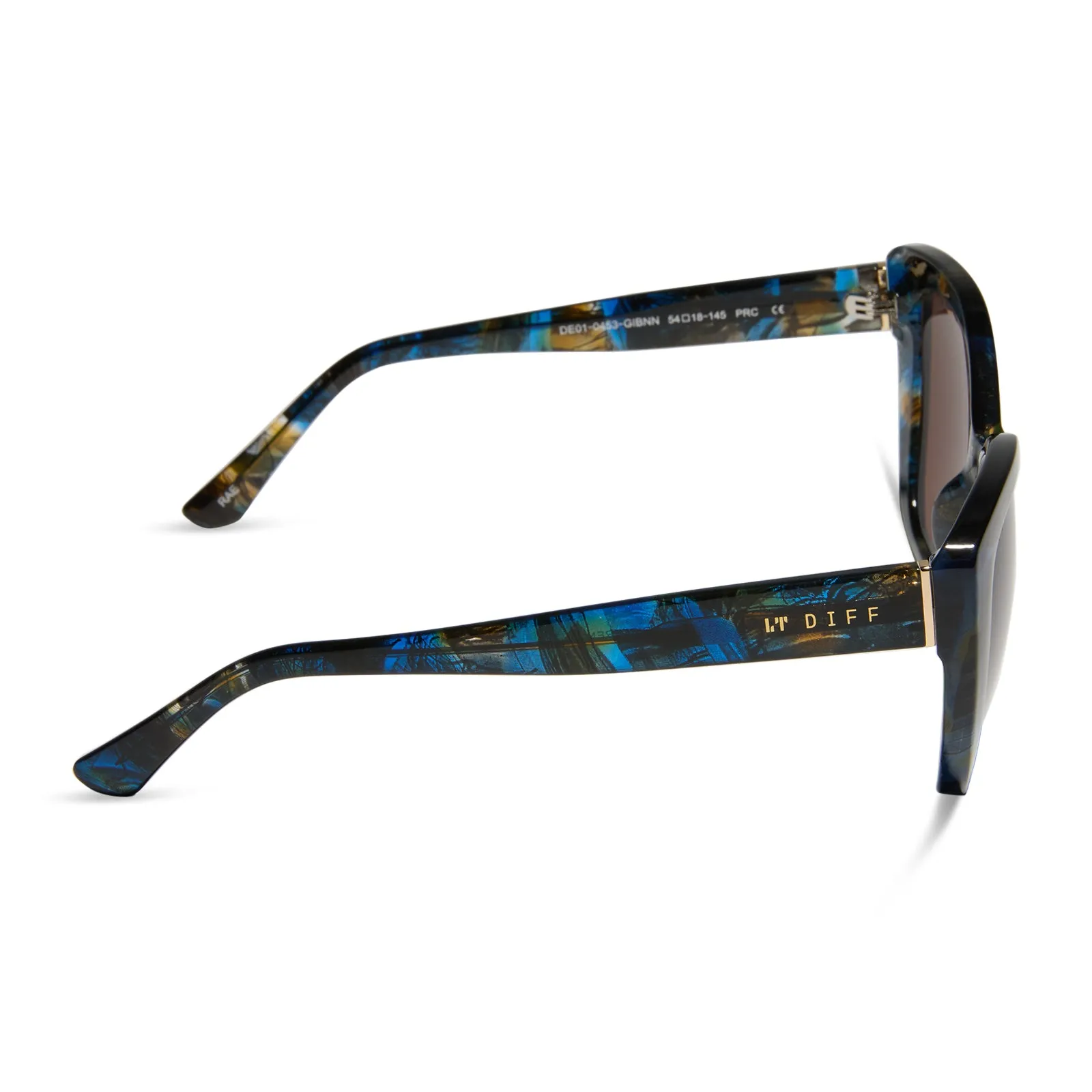 RAE - GLACIAL TORTOISE + BROWN SUNGLASSES sold by Diff Eyewear product image thumbnail 3