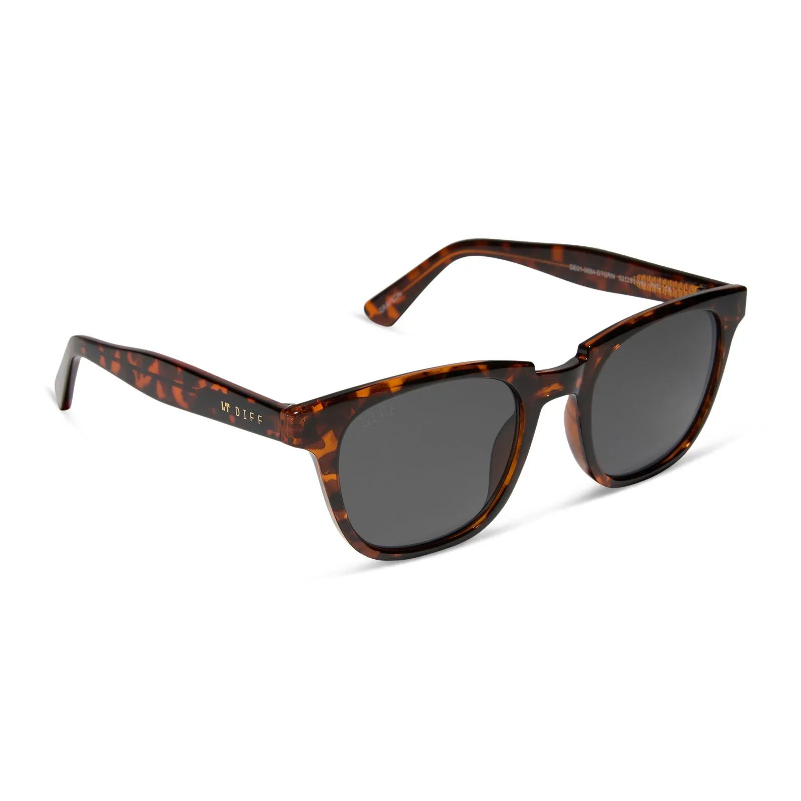 GRAYSON - DARK TORTOISE + GREY SUNGLASSES sold by Diff Eyewear product image thumbnail 2