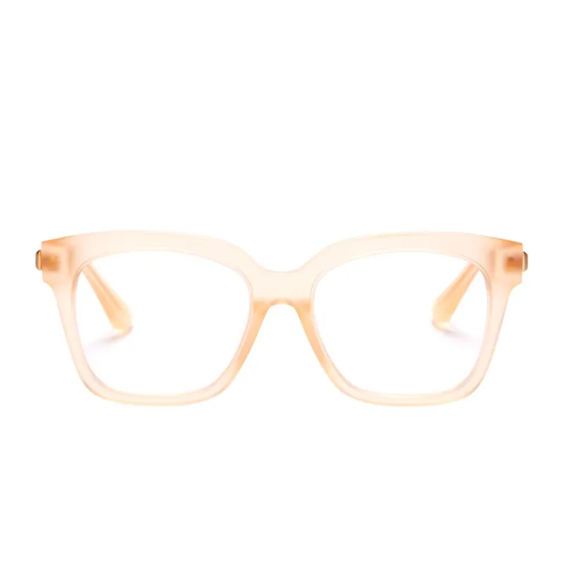BELLA XS - MELON CRUSH + CLEAR GLASSES sold by Diff Eyewear