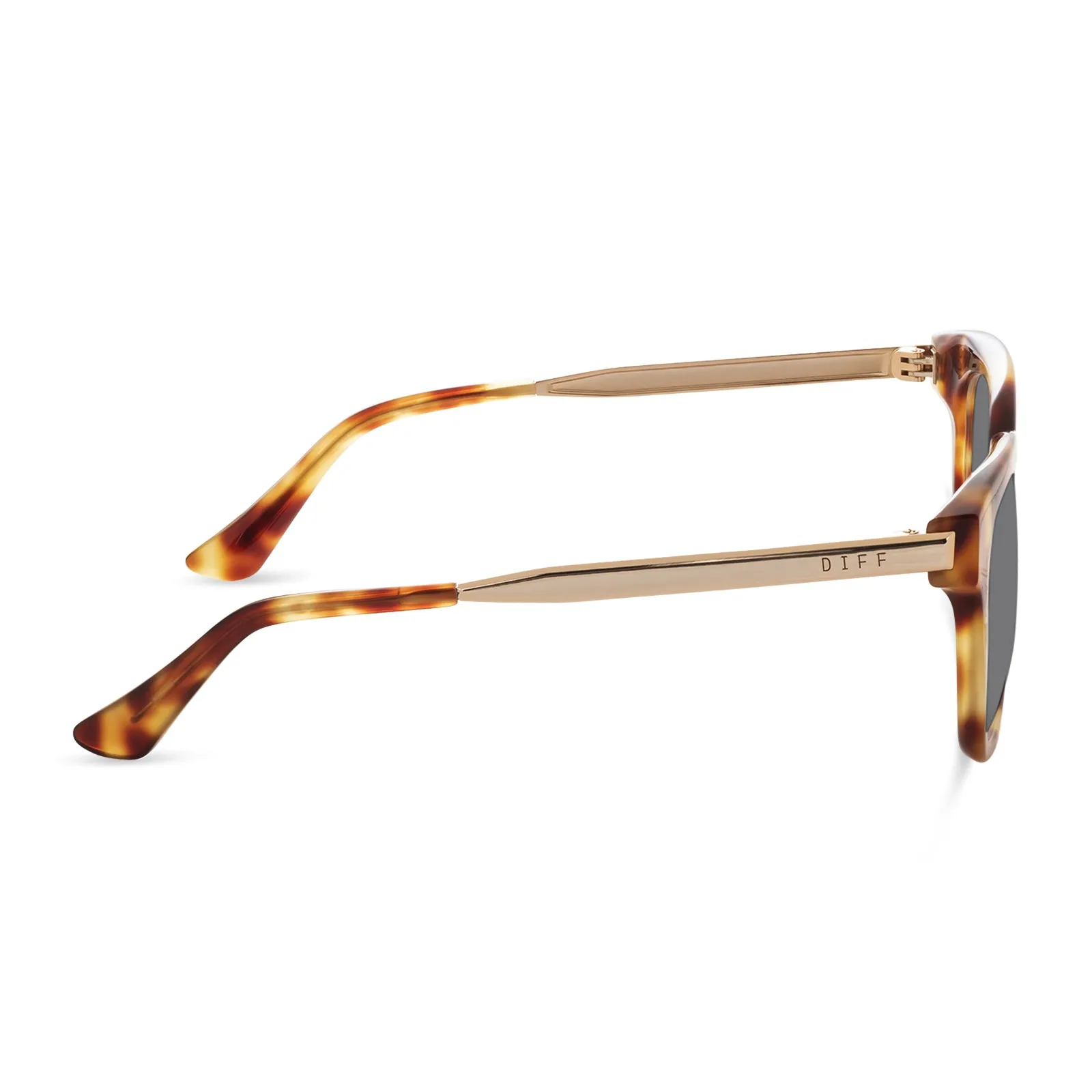 BELLA XS - SOLSTICE TORTOISE + GREY SUNGLASSES sold by Diff Eyewear product image thumbnail 3