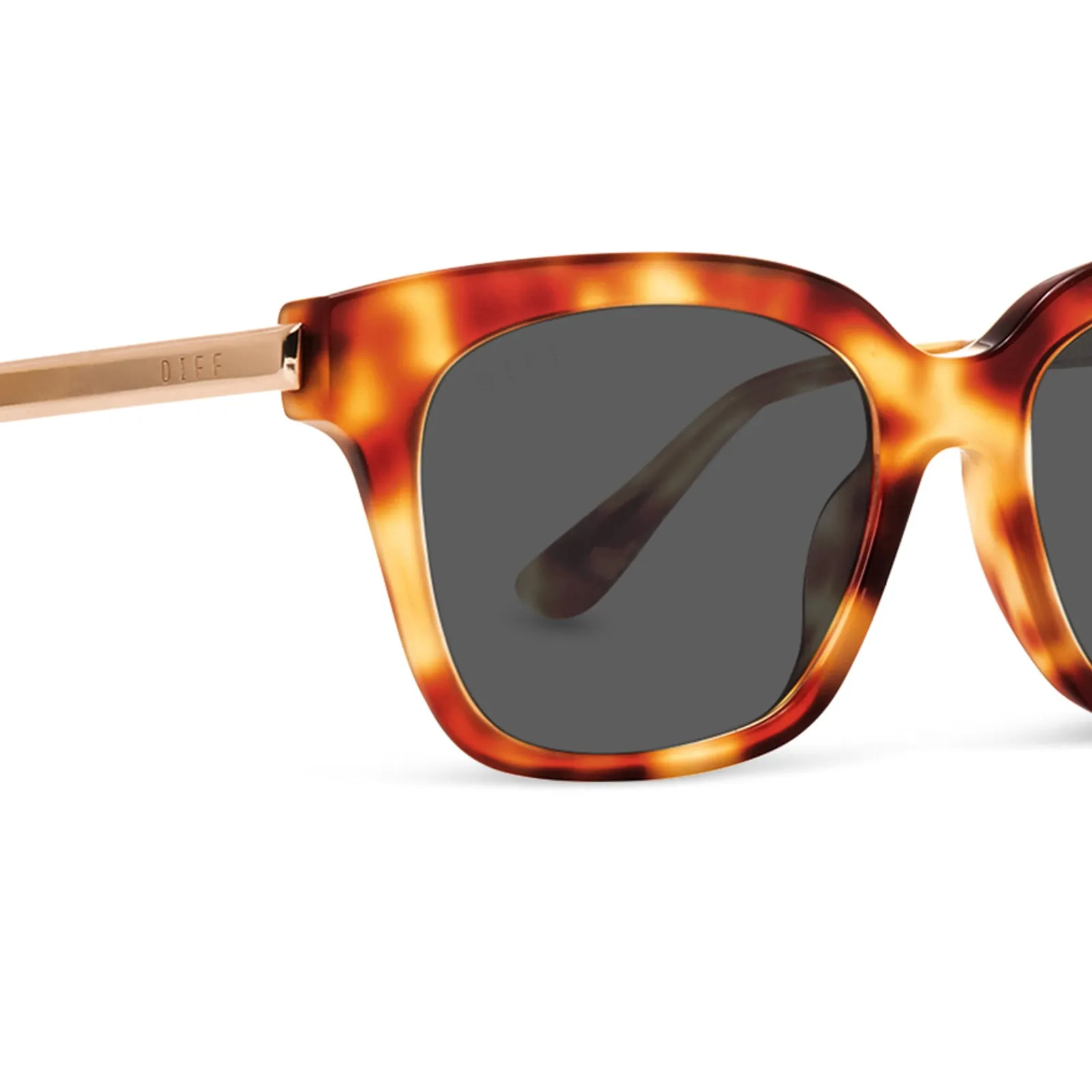 BELLA XS - SOLSTICE TORTOISE + GREY SUNGLASSES sold by Diff Eyewear product image thumbnail 4