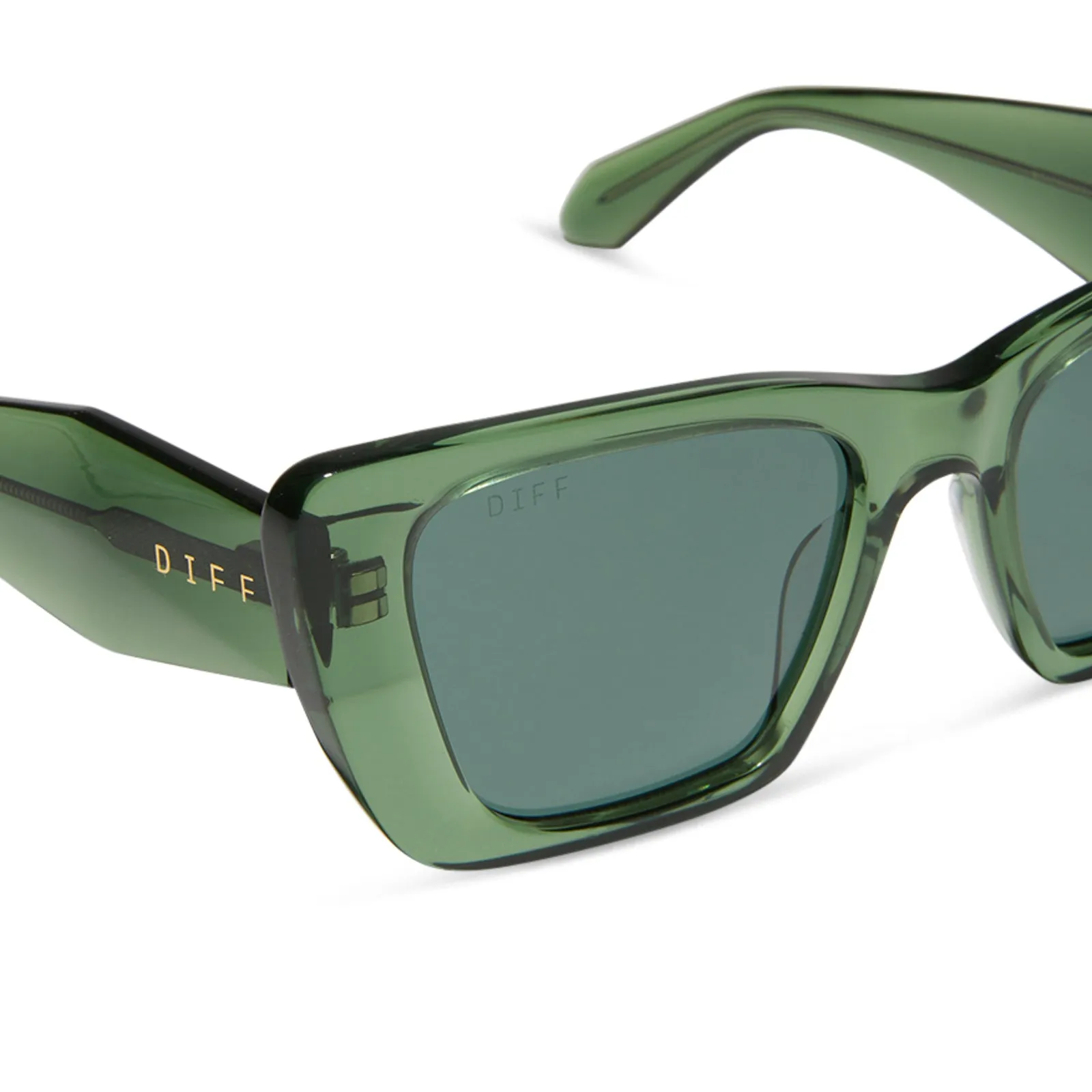 AURA - SAGE CRYSTAL + G15 + POLARIZED SUNGLASSES sold by Diff Eyewear product image thumbnail 4