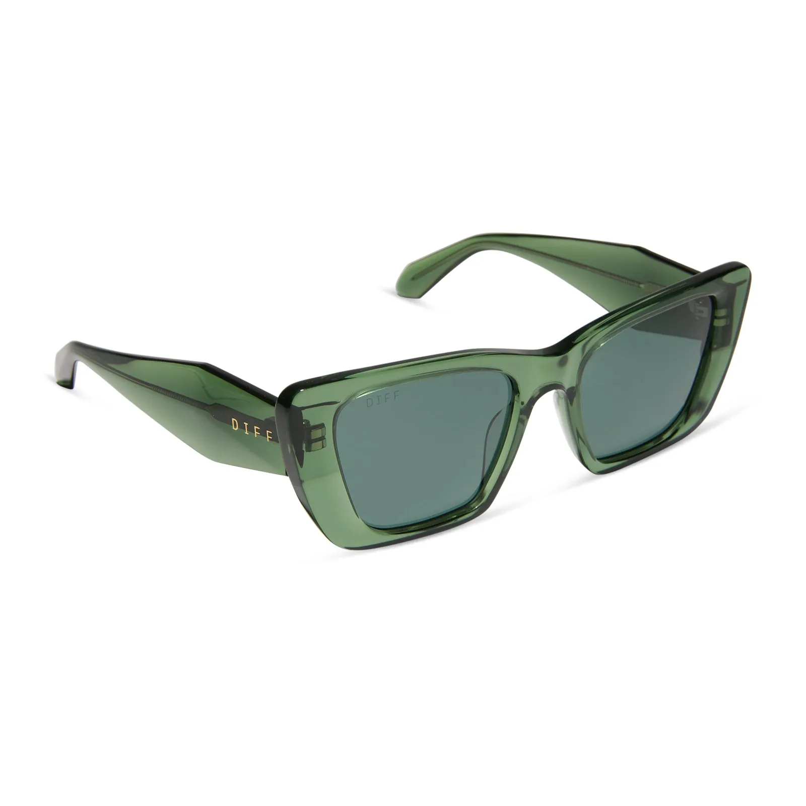 AURA - SAGE CRYSTAL + G15 + POLARIZED SUNGLASSES sold by Diff Eyewear product image thumbnail 2