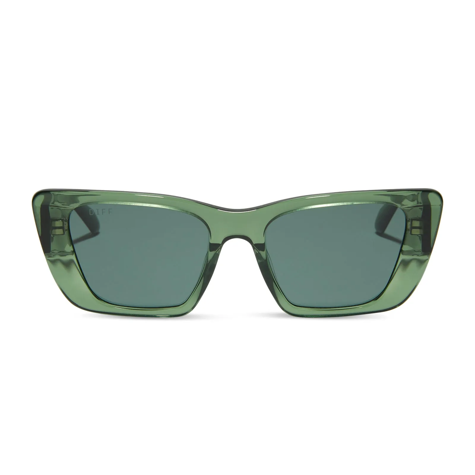 AURA - SAGE CRYSTAL + G15 + POLARIZED SUNGLASSES sold by Diff Eyewear