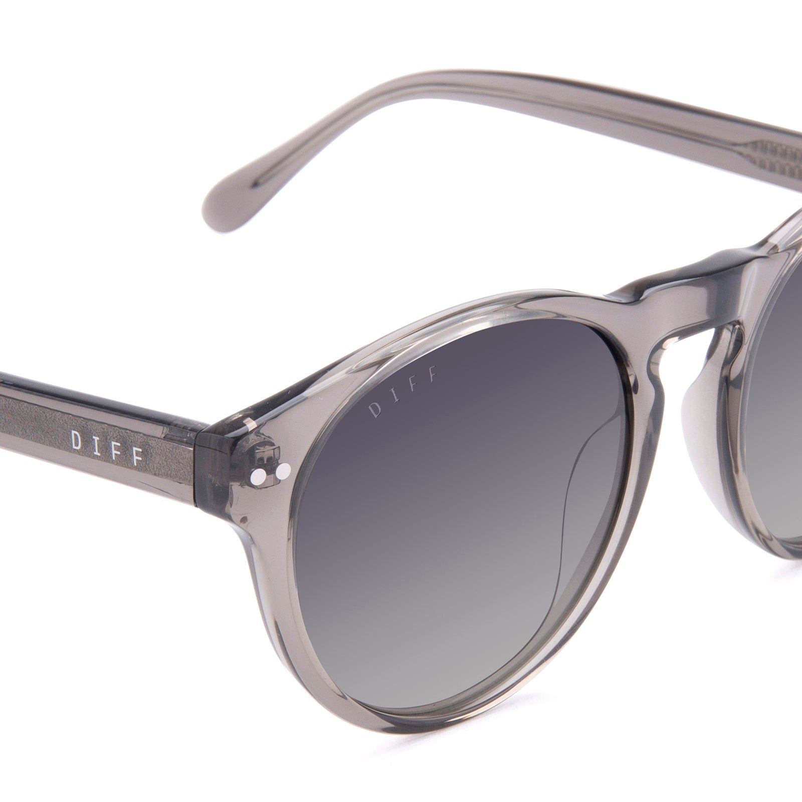 CODY - STORM CRYSTAL + GREY GRADIENT + POLARIZED SUNGLASSES sold by Diff Eyewear product image thumbnail 3