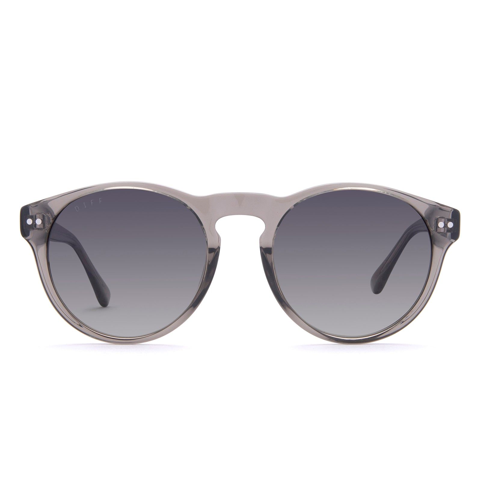 CODY - STORM CRYSTAL + GREY GRADIENT + POLARIZED SUNGLASSES sold by Diff Eyewear