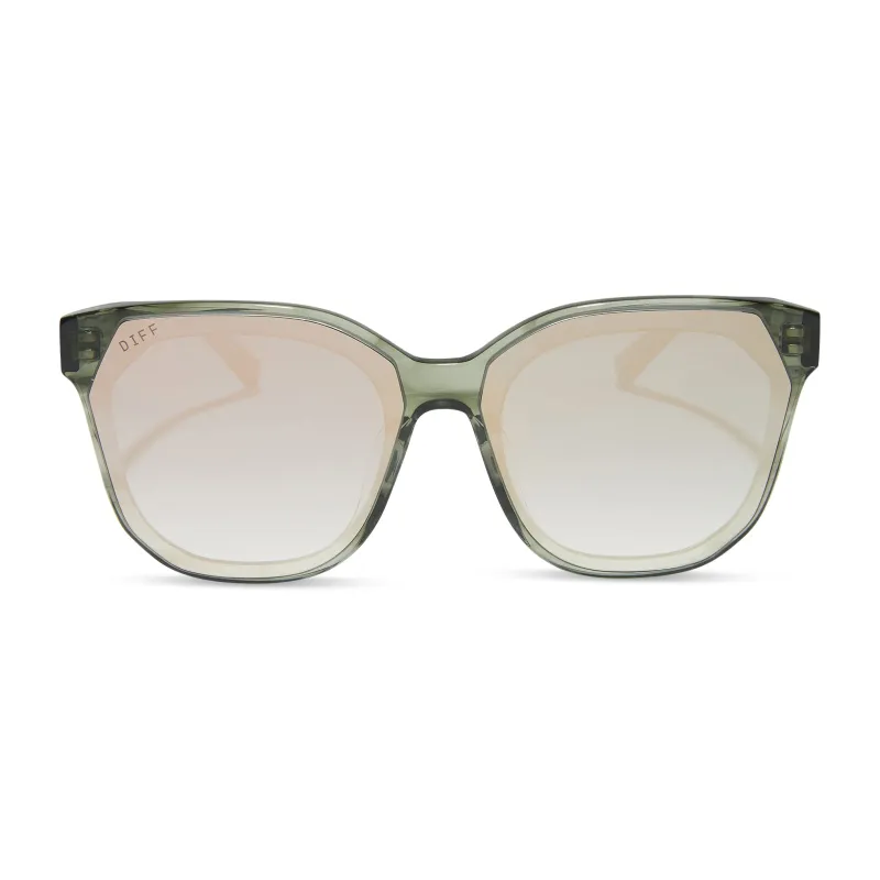 GIA - COOL MATCHA + COOL MATCHA MIRROR SUNGLASSES sold by Diff Eyewear
