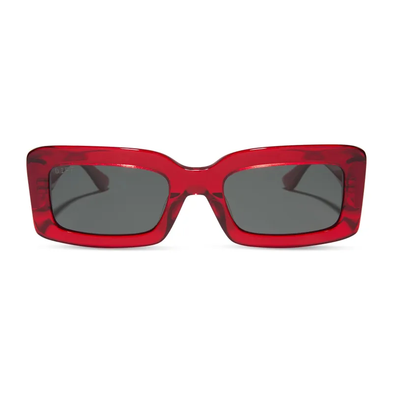 INDY - RED HOT SUMMER + GREY + POLARIZED SUNGLASSES sold by Diff Eyewear