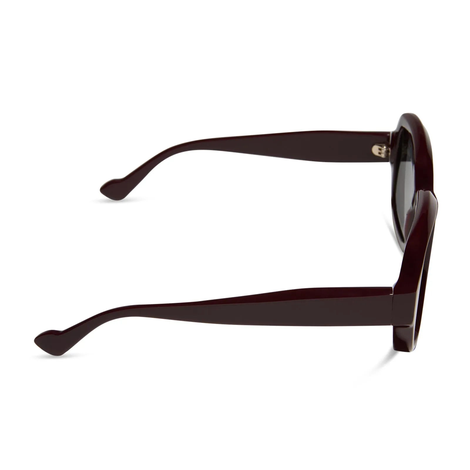 GISELE - BORDEAUX + GREY GRADIENT + POLARIZED SUNGLASSES sold by Diff Eyewear product image thumbnail 3