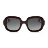 GISELE - BORDEAUX + GREY GRADIENT + POLARIZED SUNGLASSES sold by Diff Eyewear