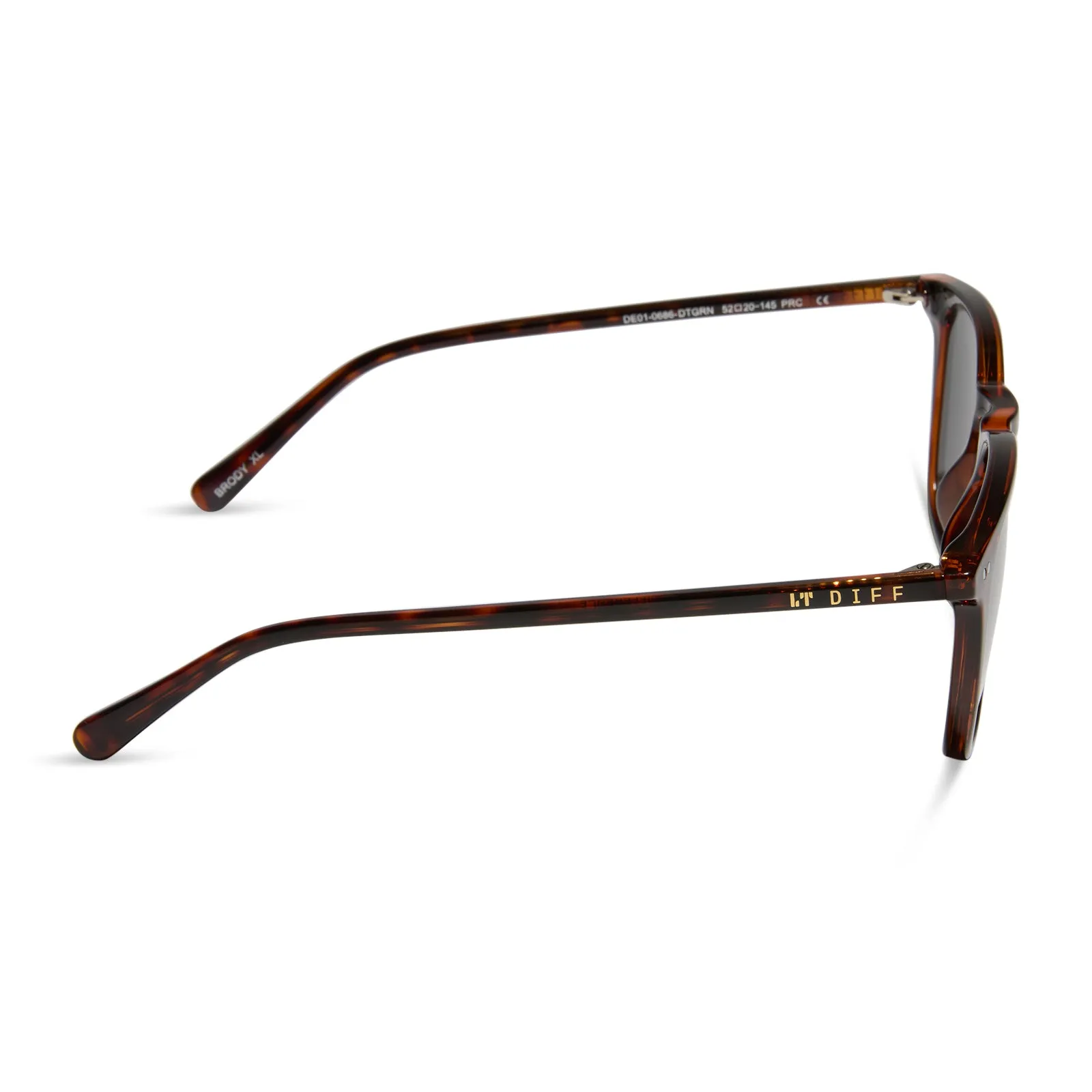 BRODY XL - DARK TORTOISE + GREY SUNGLASSES sold by Diff Eyewear product image thumbnail 3