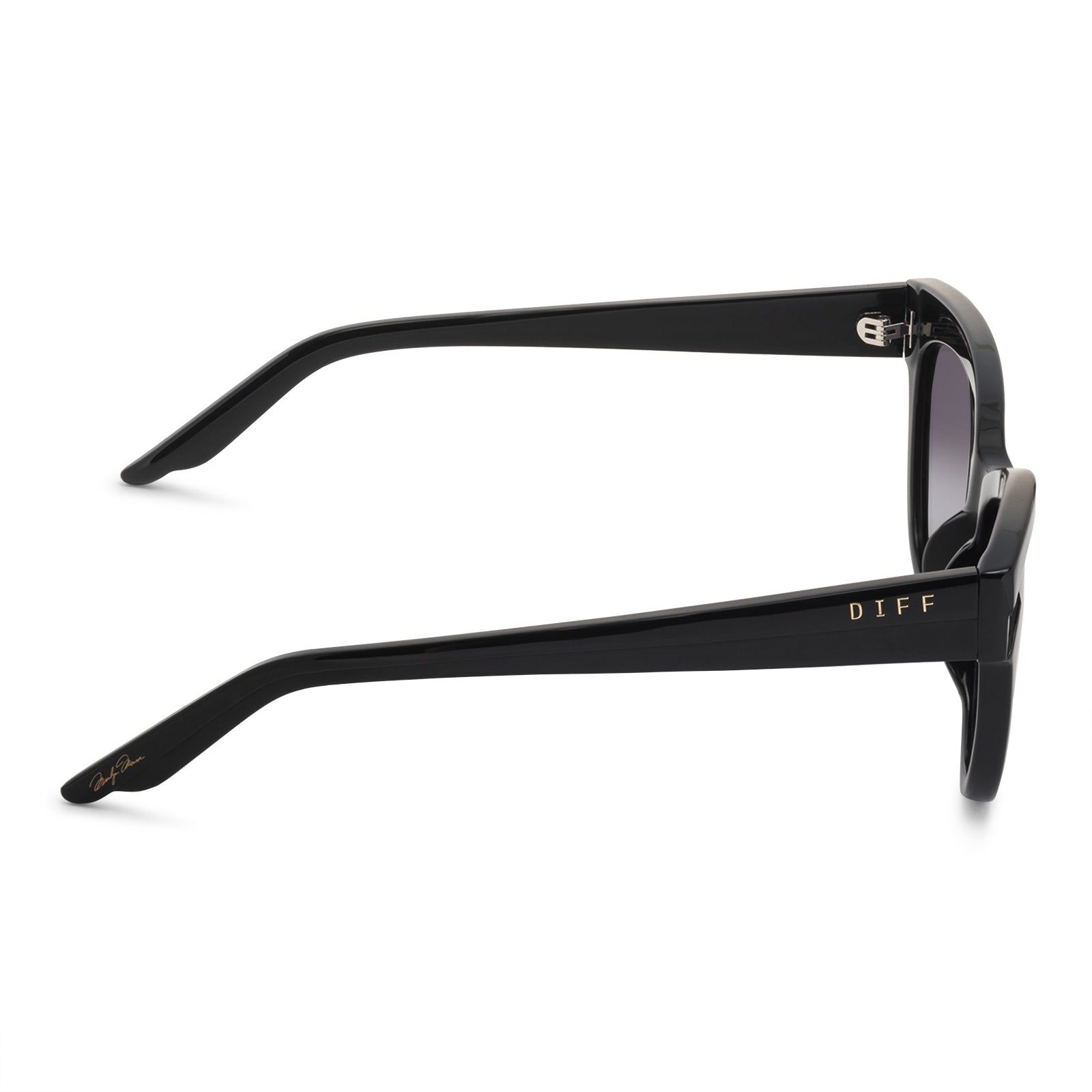 MARILYN - BLACK + GREY GRADIENT SUNGLASSES sold by Diff Eyewear product image thumbnail 6