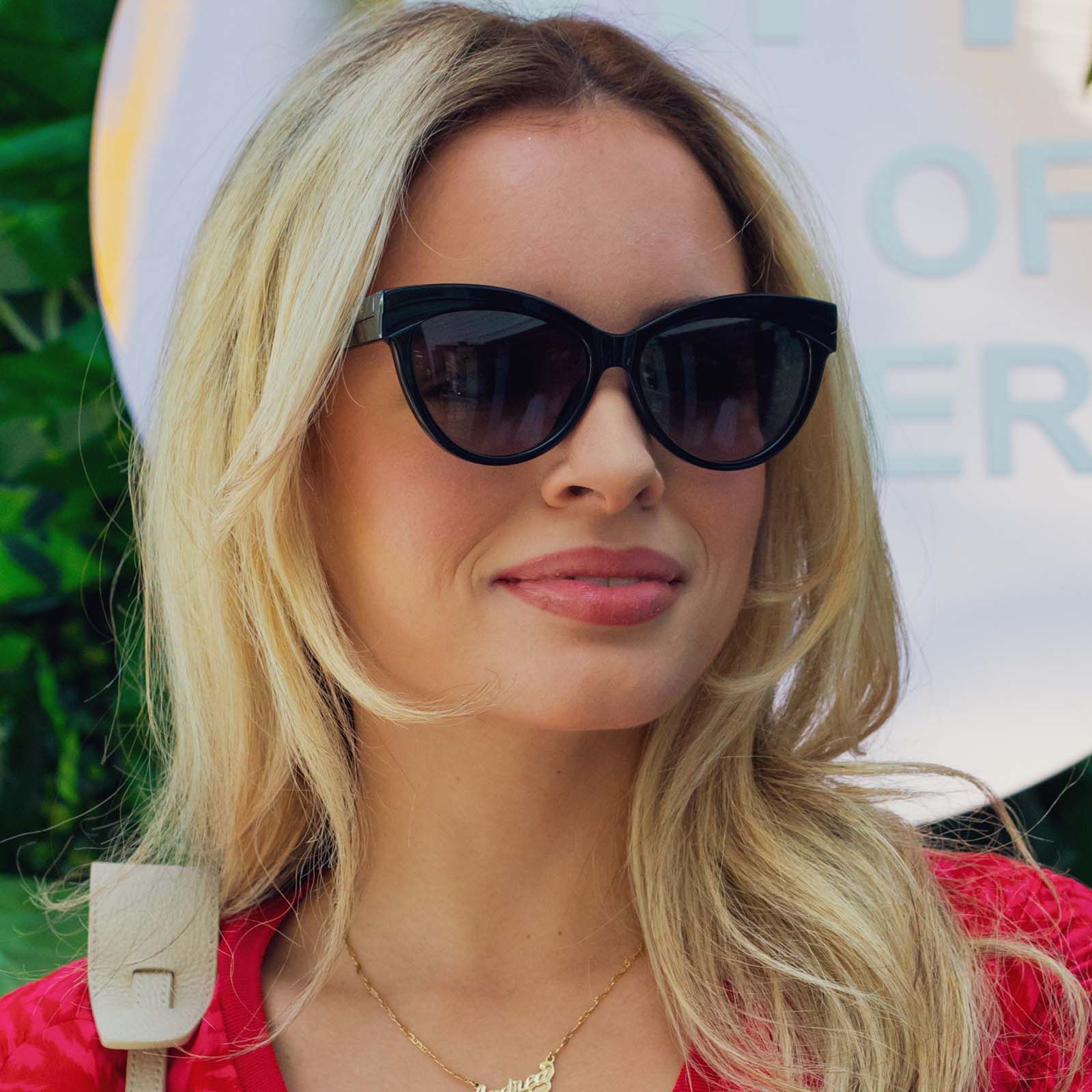 MARILYN - BLACK + GREY GRADIENT SUNGLASSES sold by Diff Eyewear product image thumbnail 13