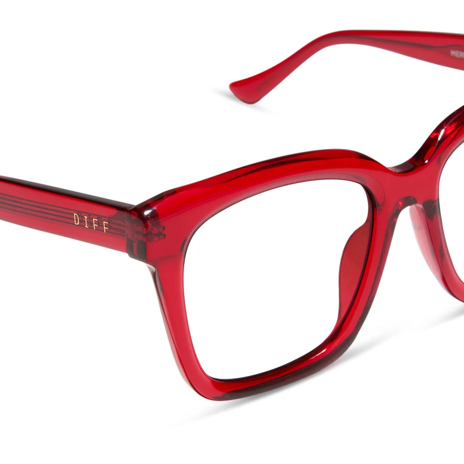 MEREDITH - RED HOT SUMMER + PRESCRIPTION GLASSES sold by Diff Eyewear product image thumbnail 4