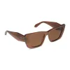 AURA - MACCHIATO + BROWN + POLARIZED SUNGLASSES sold by Diff Eyewear