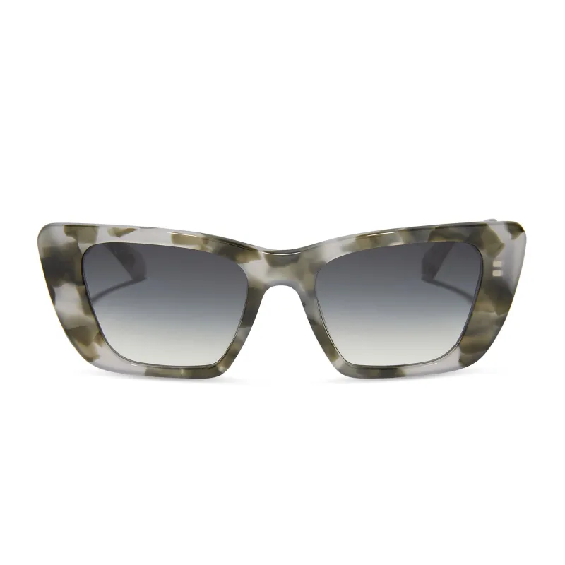 AURA - KOMBU + GREY GRADIENT SUNGLASSES sold by Diff Eyewear