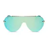 IMANI - GOLD + TURQUOISE ICE MIRROR SUNGLASSES sold by Diff Eyewear