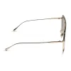 DASH SHIELD - GOLD + TAUPE MIRROR SUNGLASSES sold by Diff Eyewear