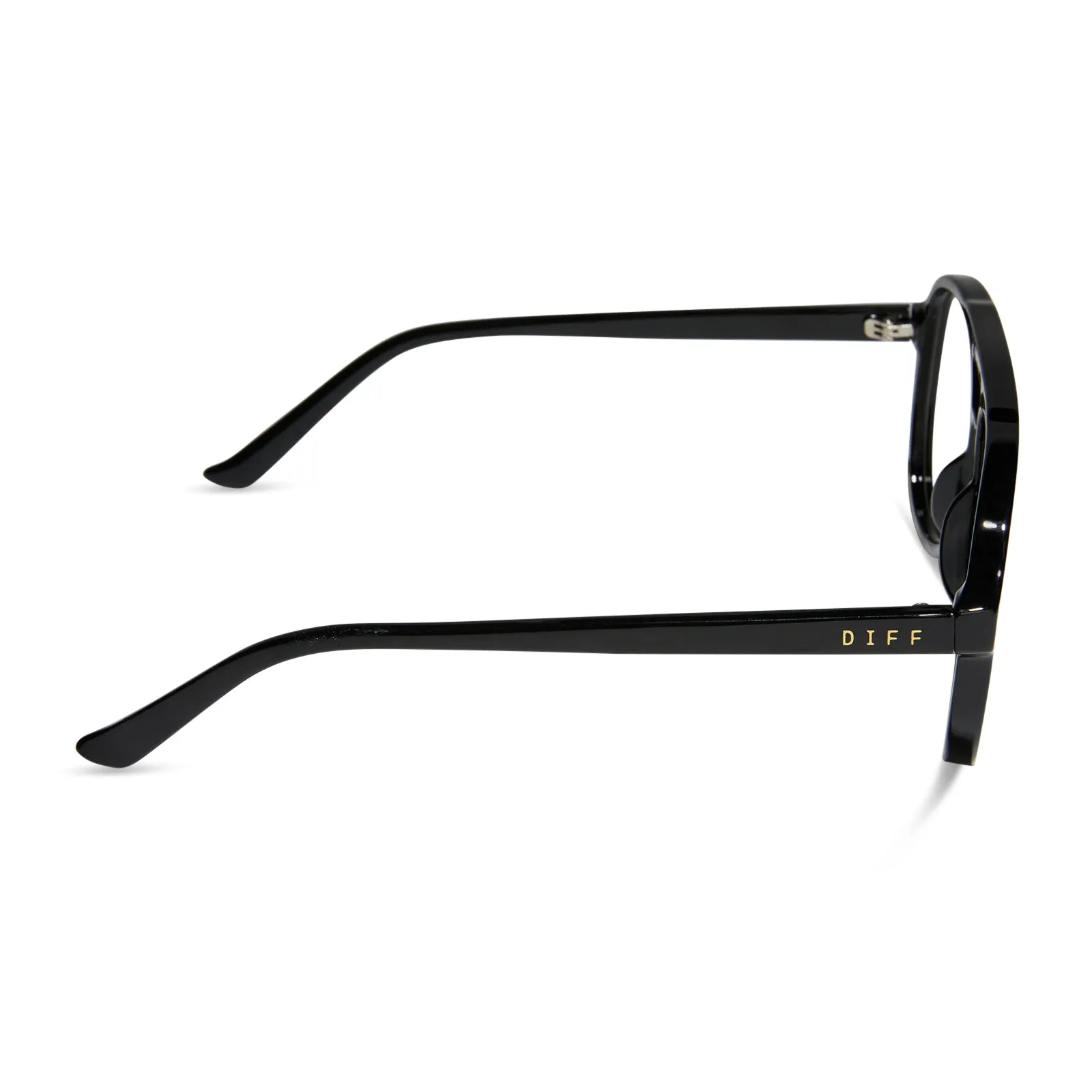 TRISTAN - BLACK + PRESCRIPTION GLASSES sold by Diff Eyewear product image thumbnail 3