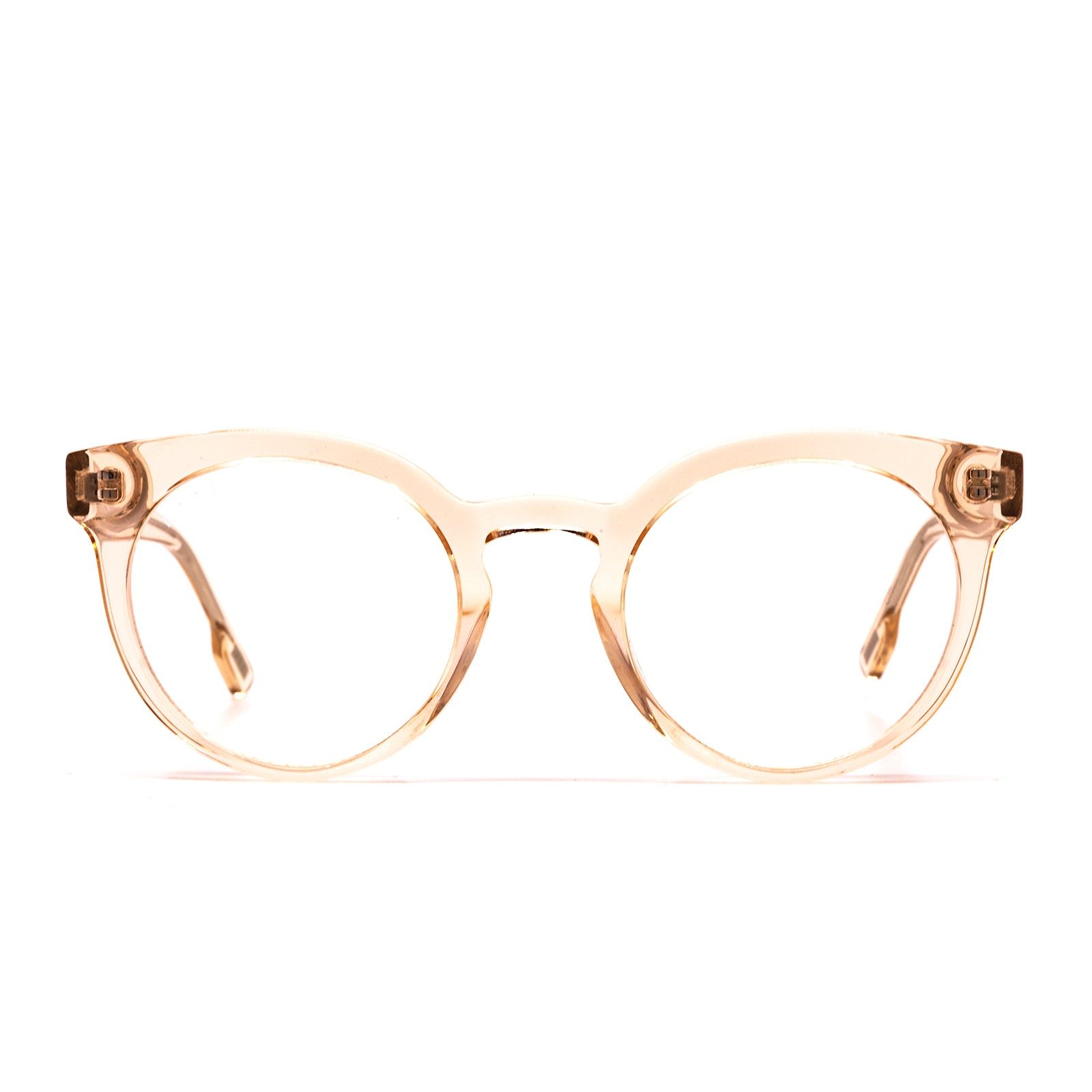 SELENA - BLUSH CRYSTAL + BLUE LIGHT TECHNOLOGY GLASSES sold by Diff Eyewear