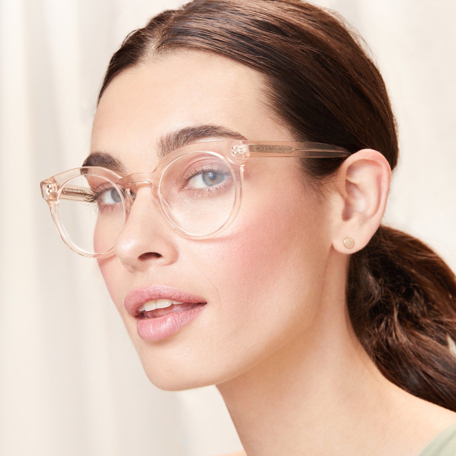 SELENA - BLUSH CRYSTAL + BLUE LIGHT TECHNOLOGY GLASSES sold by Diff Eyewear product image thumbnail 5